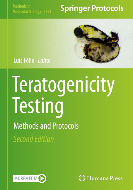 Teratogenicity Testing: Methods and Protocols