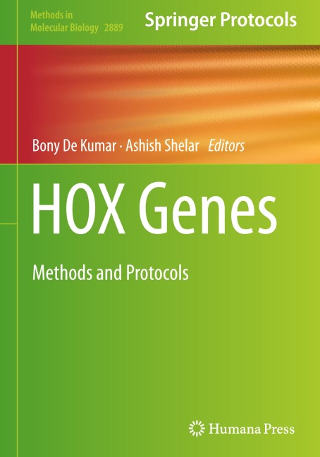 HOX Genes: Methods and Protocols