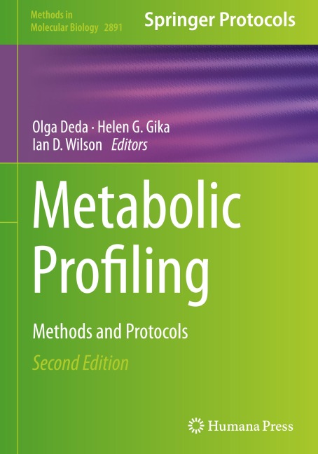 Metabolic Profiling: Methods and Protocols