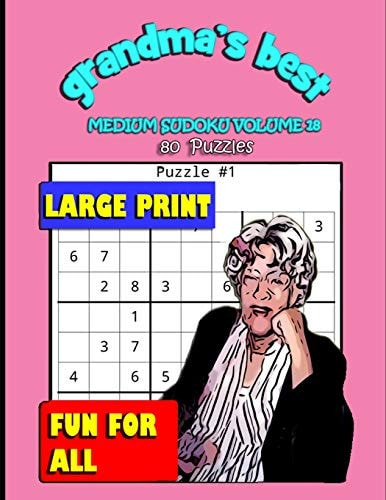 Grandma's Best Medium Sudoku Volume 18
