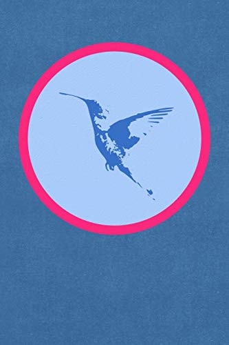 Hummingbird In Flight Lined Notebook Journal