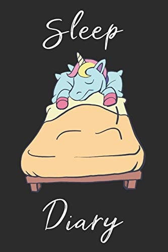 Unicorn Sleep Diary Track Sleep Times, Thoughts, Dreams and Insomnia.