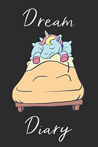 Unicorn Dream Diary Track Sleep Times, Thoughts, Dreams and Insomnia.