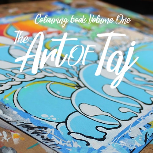 The Art of Taj Colouring Book Volume 1