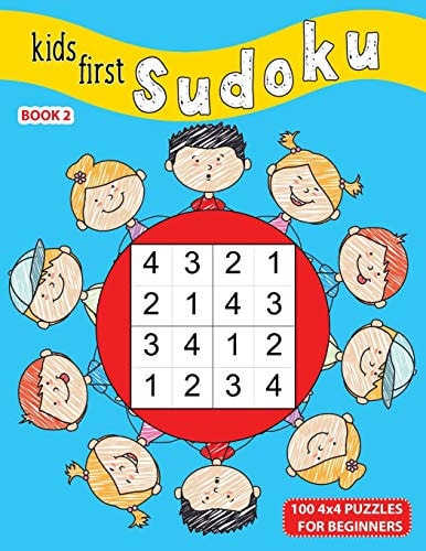 Kids First Sudoku 100 4x4 Puzzles For Beginners, Book 2