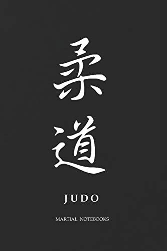 Martial Notebooks JUDO Black Cover 6 X 9