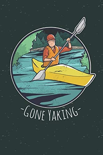 Gone Yaking Graph Paper Notebook, 6x9 Inch, 120 Pages