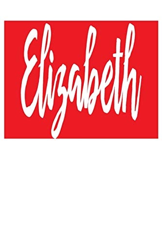 Elizabeth 6x9 College Ruled Line Paper 150 Pages