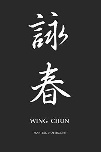 Martial Notebooks WING CHUN Black Cover 6 X 9