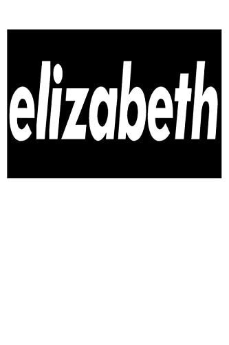 Elizabeth 6x9 College Ruled Line Paper 150 Pages