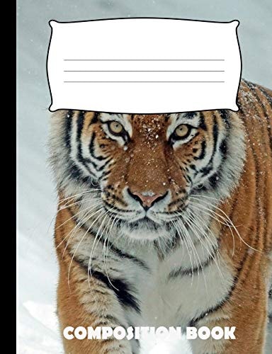 Composition Book Tiger Composition Notebook Wide Ruled