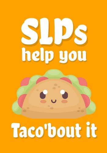 SLPs Help You Taco'bout It Perfect Teacher Thank You, Retirement, Gratitude, Speech Therapist Notebook, SLP Gifts, Floral SLP Gift for Notes
