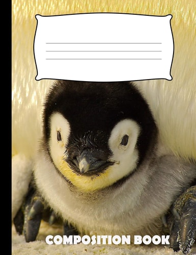 Composition Book Penguin Composition Notebook Wide Ruled