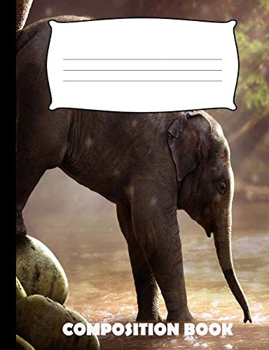 Composition Book Elephant Composition Notebook Wide Ruled