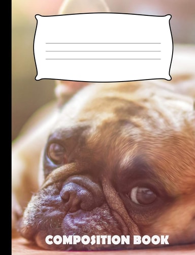 Composition Book Dog Composition Notebook Wide Ruled