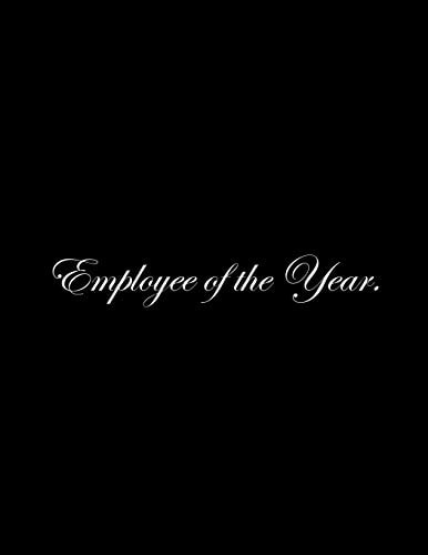 Employee of the Year Line Notebook Handwriting Practice Paper Workbook