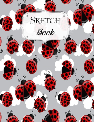 Sketch Book Ladybug Sketchbook Scetchpad for Drawing Or Doodling Notebook Pad for Creative Artists #1