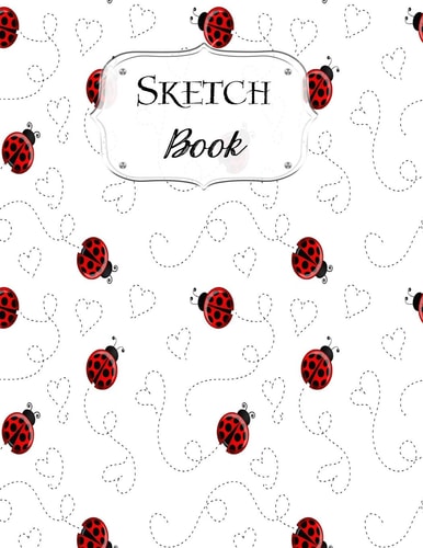 Sketch Book Ladybug Sketchbook Scetchpad for Drawing Or Doodling Notebook Pad for Creative Artists #2