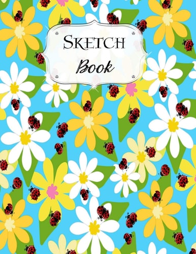 Sketch Book Ladybug Sketchbook Scetchpad for Drawing Or Doodling Notebook Pad for Creative Artists #3