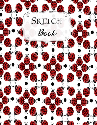 Sketch Book Ladybug Sketchbook Scetchpad for Drawing Or Doodling Notebook Pad for Creative Artists #5