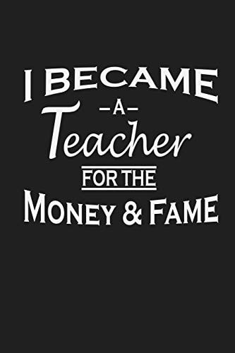 I Became A Teacher For The Money And Fame Teacher Appreciation Gifts