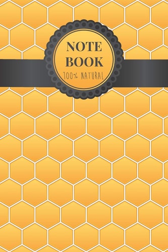Notebook 96 Dotted Pages I Dotted Grid I Size 6x9 I Notebook for Beekeeper I Ideal for Notes and Sketches I