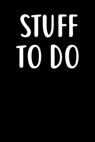 Stuff To Do Graph Paper Notebook, 6x9 Inch, 120 Pages