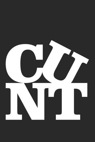 Cunt Graph Paper Notebook, 6x9 Inch, 120 Pages