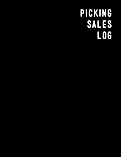 Picking Sales Log Online Sales and Profit Tracker Log Book For Resellers Looking to Track and Grow Their Arbitrage Business