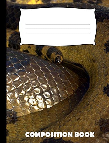 Composition Book Anaconda Composition Notebook Wide Ruled