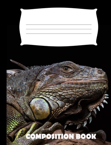 Composition Book Iguana Composition Notebook Wide Ruled