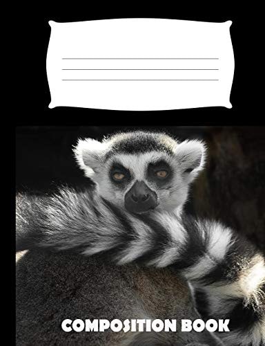 Composition Book Lemur Composition Notebook Wide Ruled