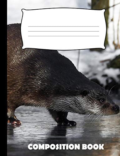 Composition Book Otter Composition Notebook Wide Ruled