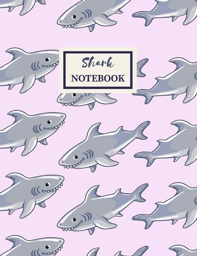 SHARK Notebook Composition Book: Wide Ruled