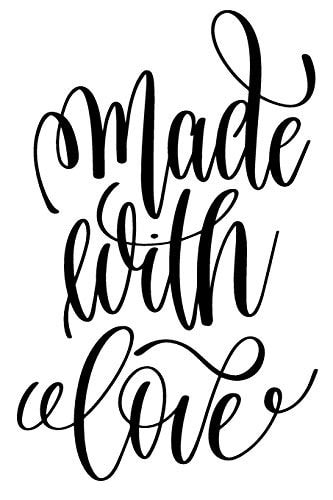 Made With Love 6x9 College Ruled Line Paper 150 Pages