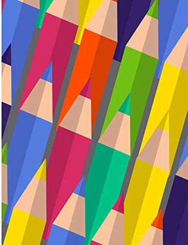 Crayon School Patterns Pencil Pattern College Ruled Line Notebook