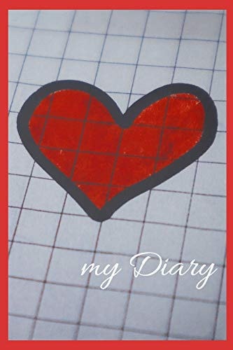 My Diary A Diary / Notebook with Romantic Cover - Wide Ruled Line Paper