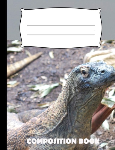 Composition Book Komodo Dragon Composition Notebook Wide Ruled