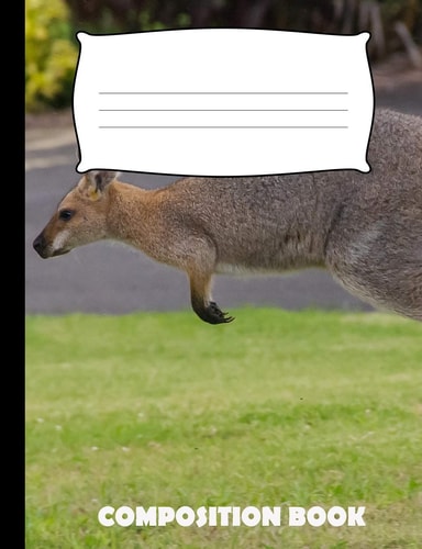 Composition Book Kangaroo Composition Notebook Wide Ruled