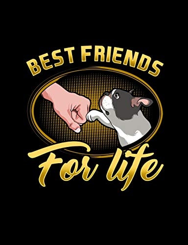 Best Friends For Life Funny Quotes and Pun Themed College Ruled Composition Notebook