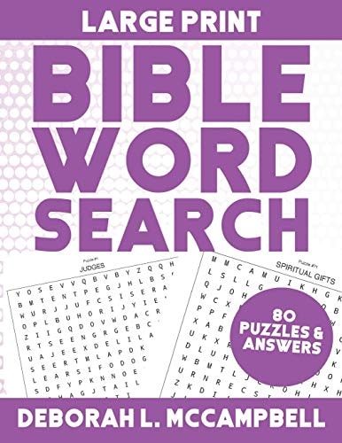 Large Print Bible Word Search Bible Word Search For Adults and Children