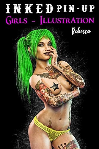 Inked Pin -Up Girls Illustration + Rebecca +