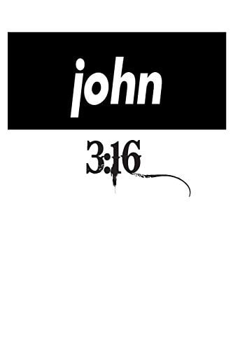 John 3 16: 6x9 College Ruled Line Paper 150 Pages