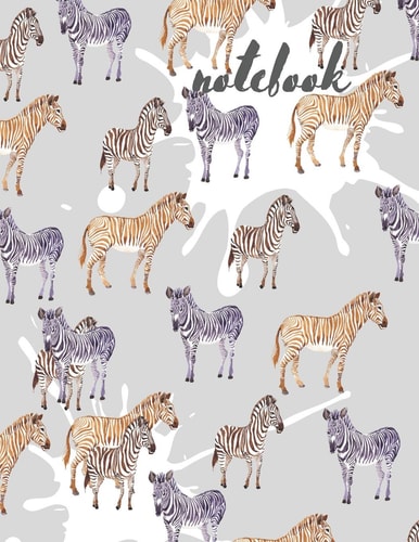 Notebook Collage Ruled, Large Composition Notebook, Great For School Notes