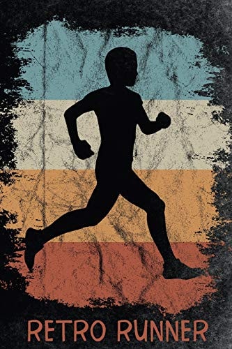 Retro Runner Funky 365 Days Runners Log Book to Track Your Day-By-day Training Progresses