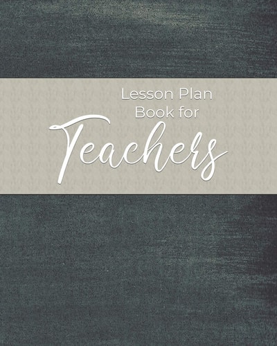 Lesson Plan Book for Teachers