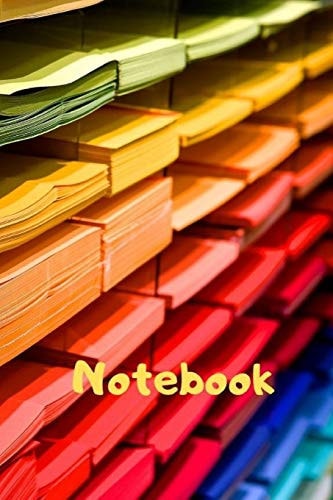Notebook Notebook / Diary With Colored Cover - Wide Ruled Line Paper