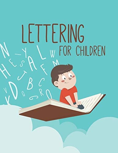 Lettering for Children Handwriting Practice Notebook For Preschool and Kindergarten Kids