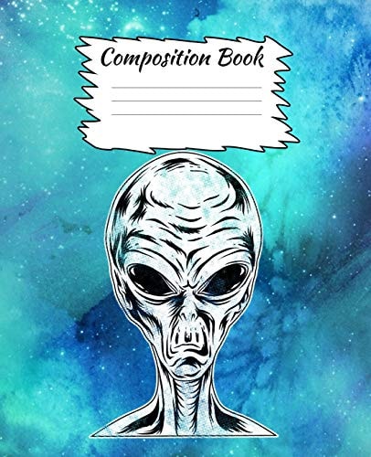 Composition Book Alien and Space Themed Composition Book For Kids