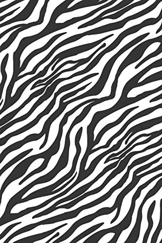 Zebra Skin Graph Paper Notebook, 6x9 Inch, 120 Pages